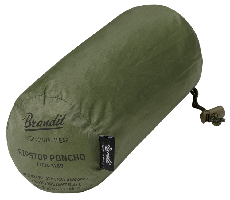 Brandit Ripstop пончо, оливкове