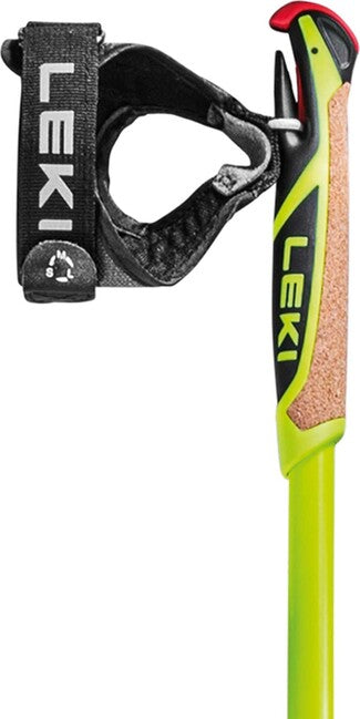 LEKI CC 450 лижні палиці для бігу, неоново-жовта/чорно-біла