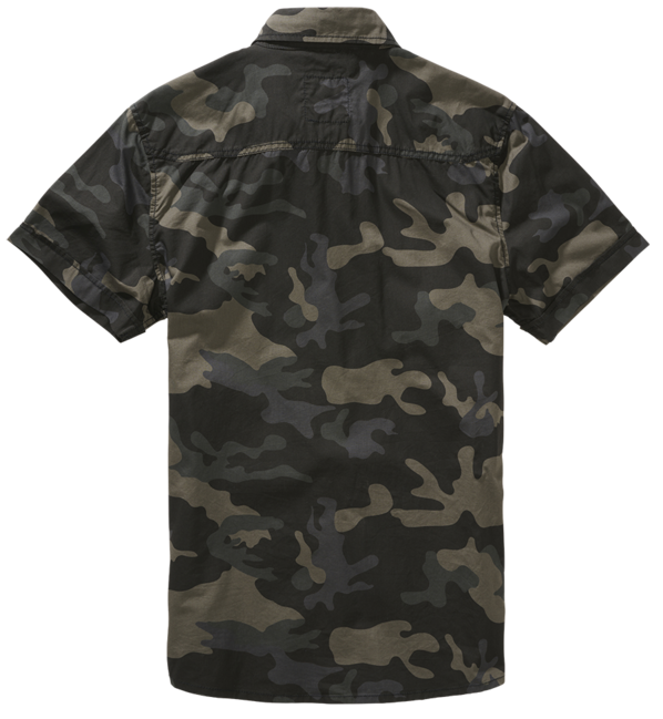 Brandit Roadstar сорочка з короткими рукавами, darkcamo