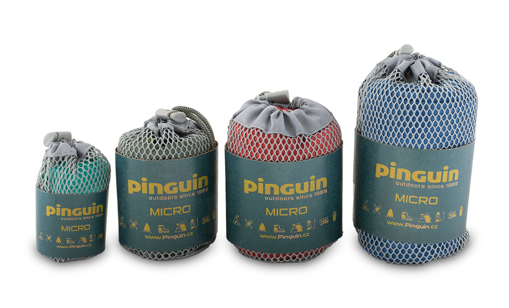 Pinguin Micro towel логотип рушник 75 x 150 см, синій
