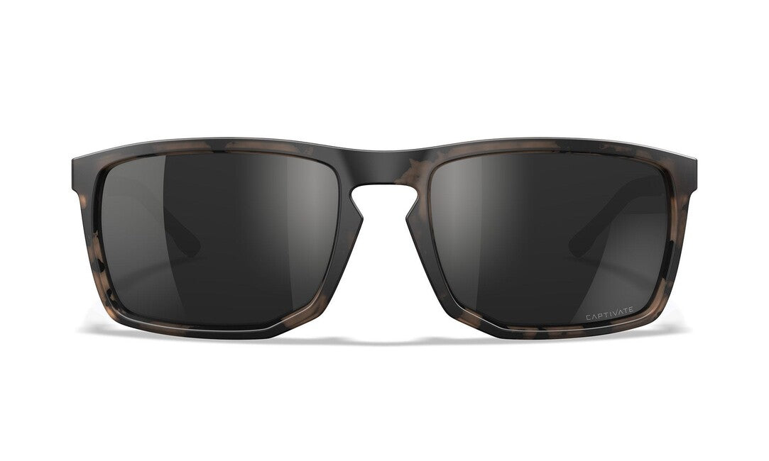 Wiley X Axe сонцезахисні окуляри Captivate Polarized, чорне дзеркало / матовий коричневий черепаховий