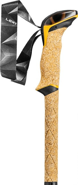 LEKI Cressida FX Carbon AS треккінгові палиці, біло-манго-срібна, 100 - 120 см