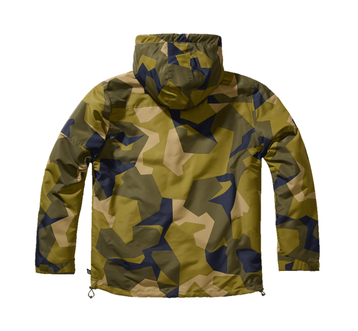 Brandit Frontzip Windbreaker куртка, swedish камуфляж