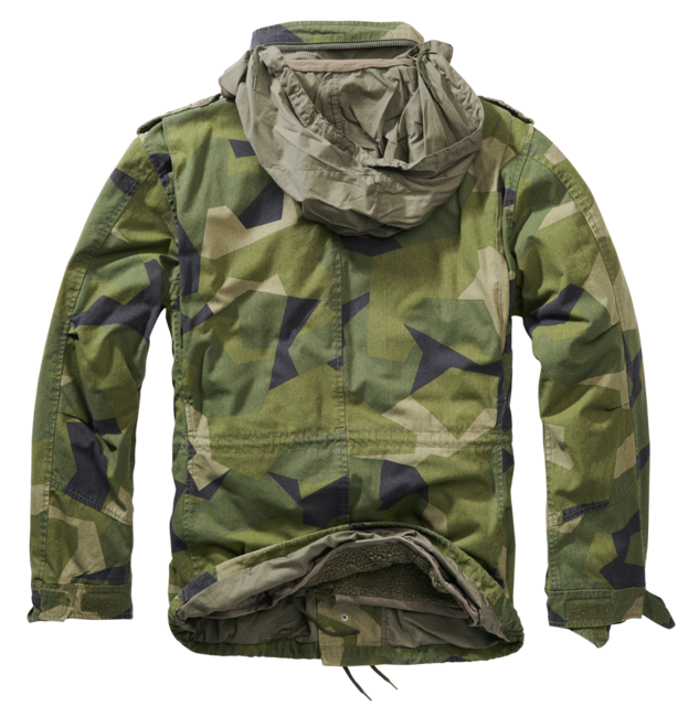 Brandit M65 Giant zimна куртка Swedish Camo M90