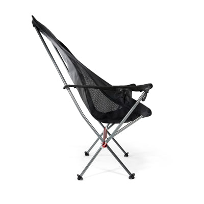 BasicNature Ultralight Relax туристичне крісло, чорне