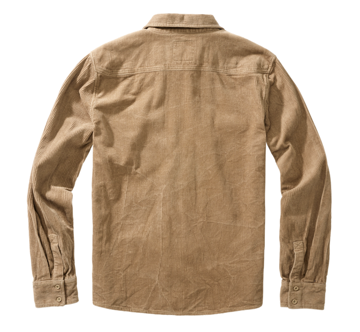 Brandit Corduroy Classic рубашка з довгими рукавами, верблюжа