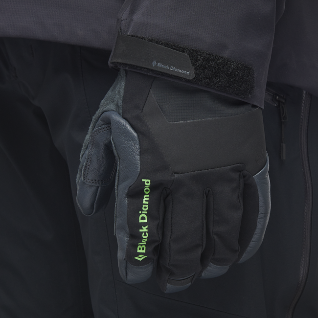 Black Diamond Punisher шкіряні рукавиці, чорні