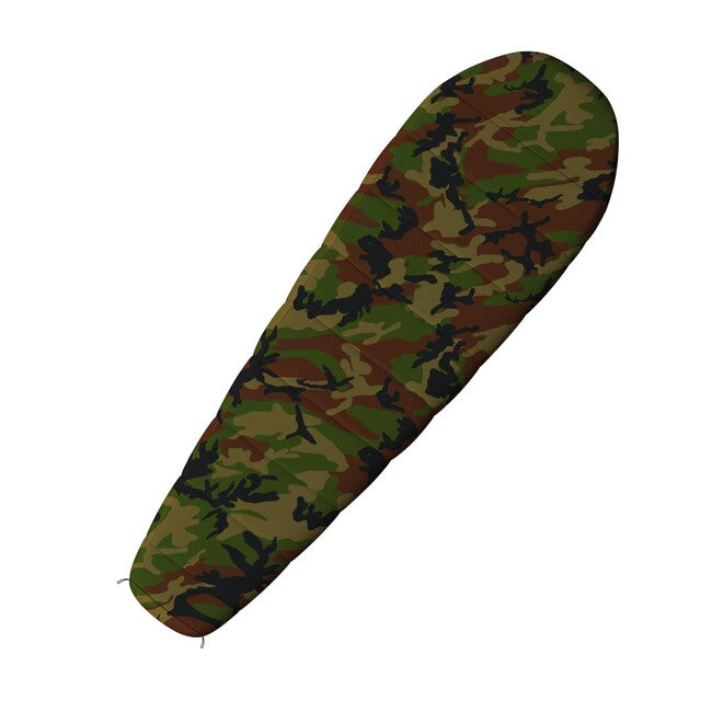 HUSKY Junior Army синтетичний триски́йний спальний мішок дитячий -10, зелений