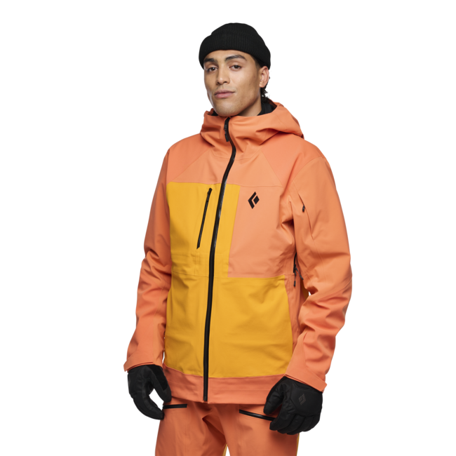 Black Diamond Recon Stretch Pro Shell лижна куртка чоловіча, bd помаранчевий-flame помаранчевий