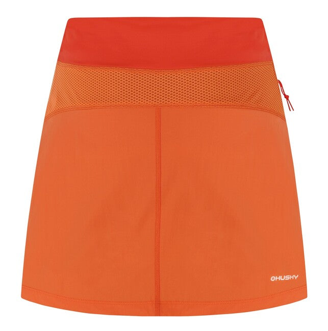 HUSKY Flamy жіноча функціональна спідниця зі шортами, помаранчева, L