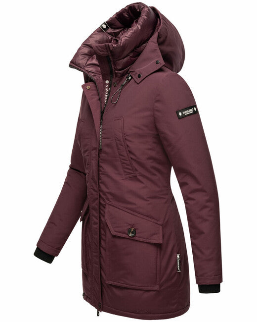 Navahoo Blizzardstorm зимова куртка жіноча з капюшоном, виноградний