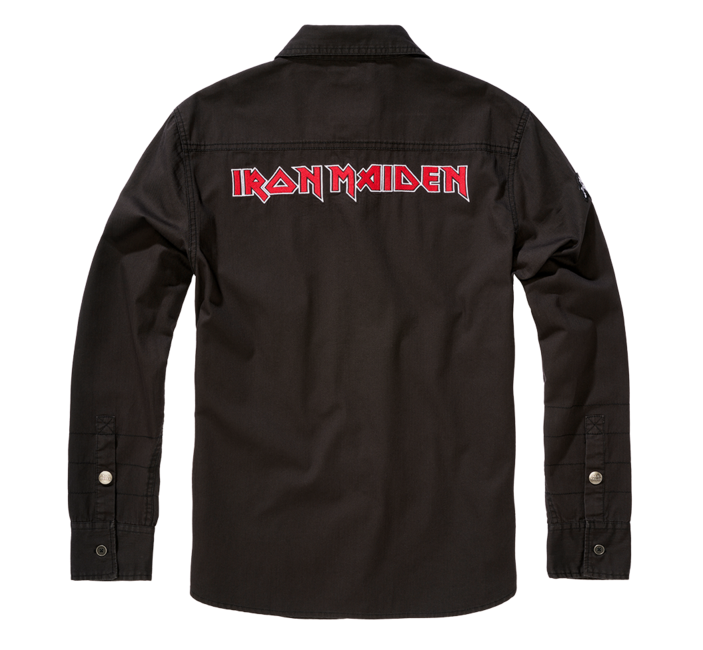 Brandit Iron Maiden Luis сорочка, чорна
