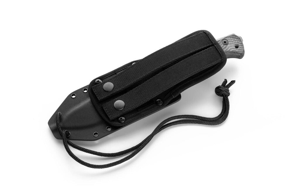 Lionsteel T6B довгий ніж з рукояттю з мікарти CVB CPM 3V, старий чорний