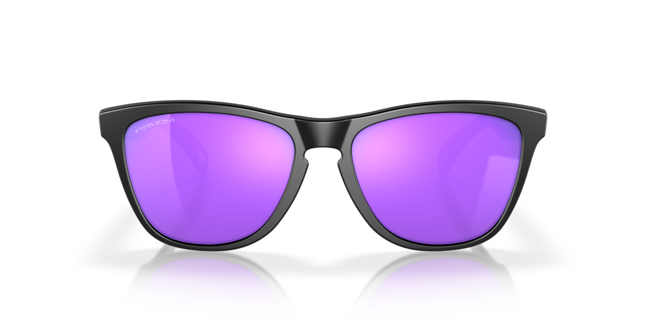 Oakley FROGSKINS сонячні окуляри з оправою matte black та лінзами Prizm Violet, 55