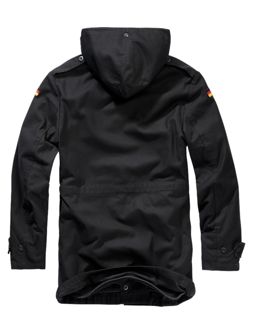 Brandit BW парка із прапором, чорна