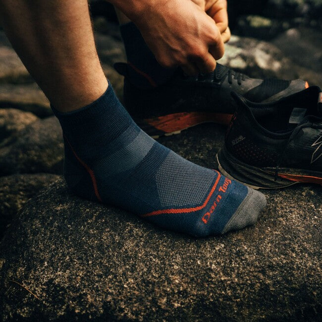 Darn Tough Light Hiker 1/4 шкарпетки легкі з амортизацією, денім