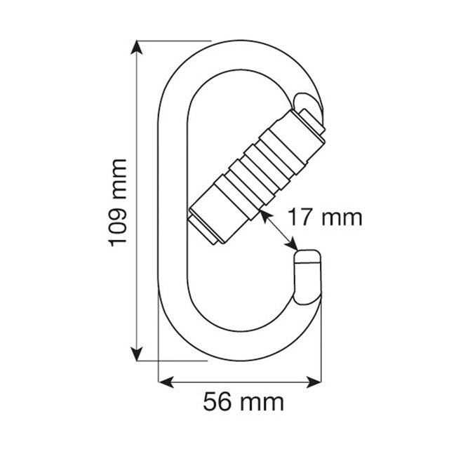 CAMP Steel Oval Pro карабін 3Lock