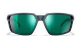Wiley X Sierra сонцезахисні окуляри Captivate Polarized, матовий графіт, зелене дзеркало