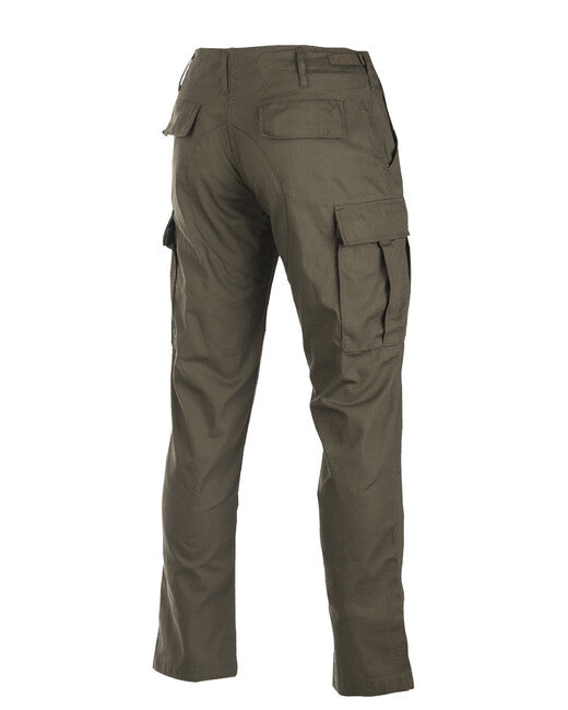 Mil-Tec US BDU SLIM FIT польові штани rip-stop, оливкові