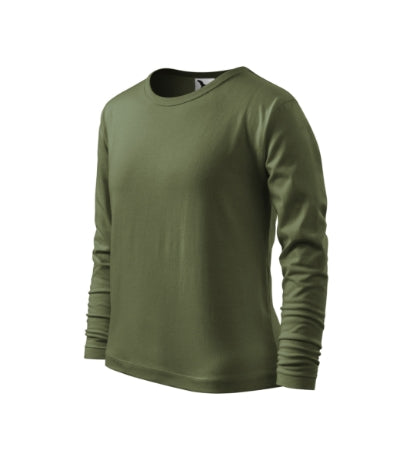 Malfini Fit-T LS футболка дитяча з довгим рукавом, хакі