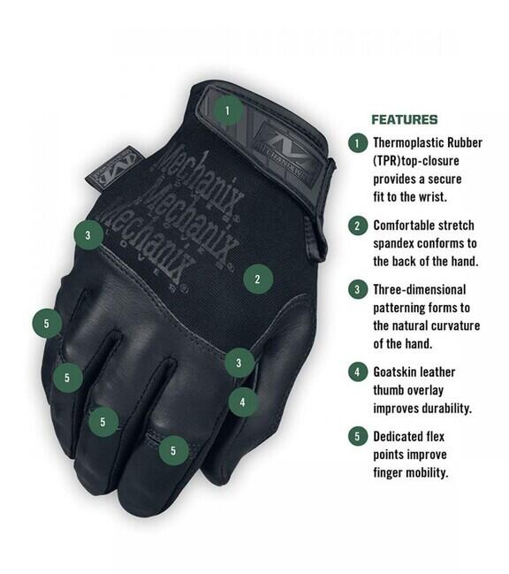 Mechanix Wear Recon рукавиці, чорні
