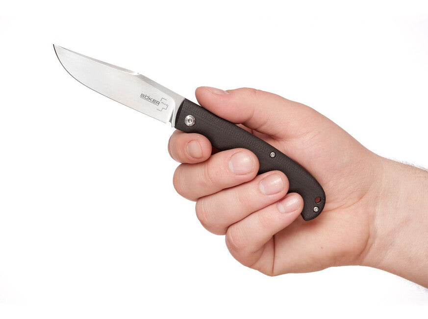 BÖKER® Slack складаний ніж 8,2 см, чорний, G10