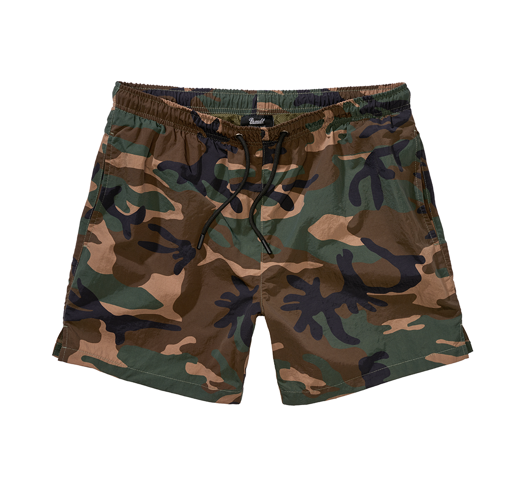 Brandit Swimshort Basic pánske plavky, woodland