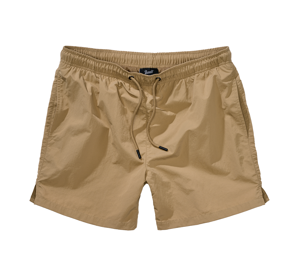 Brandit Swimshort Basic pánske plavky, camel