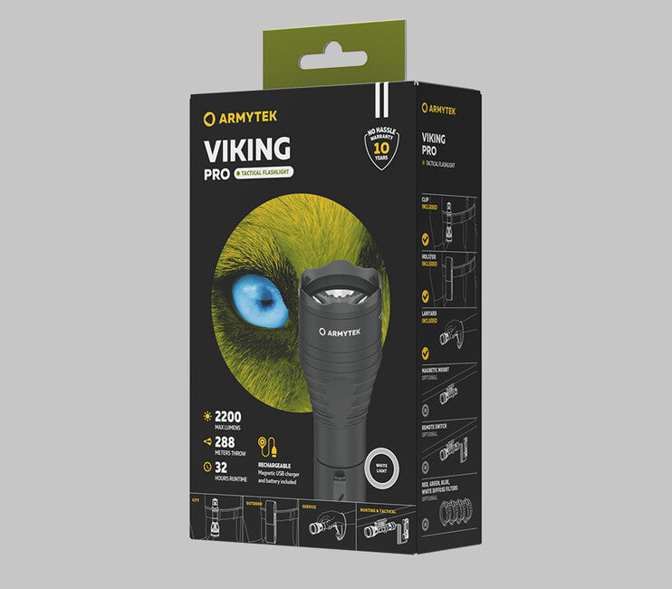 ArmyTek Viking Pro кишеньковий ліхтар White LED живлення від акумулятора 2050 лм, 136 г