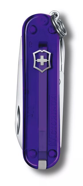 Victorinox Classic SD складаний ніж, прозорий, фіолетовий