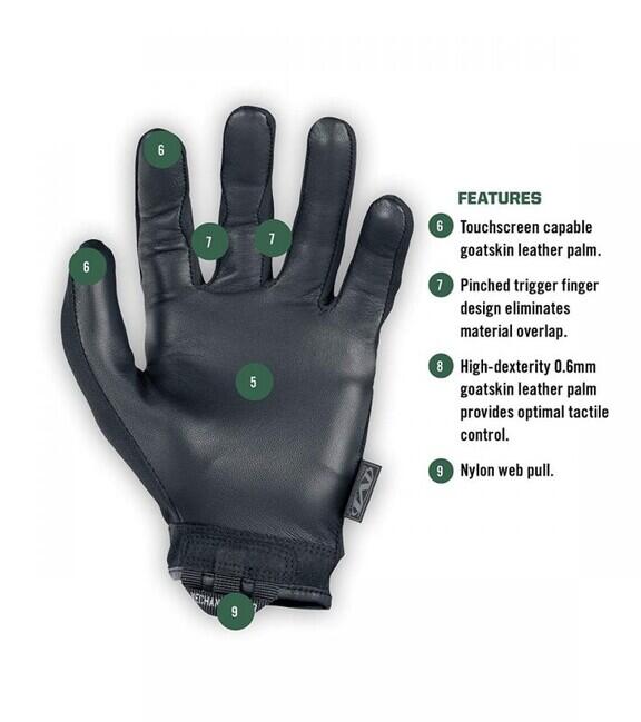 Mechanix Wear Breacher рукавиці Nomex®, чорні