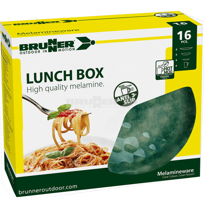 Brunner Lunch Box Venetian Set кемпінгового посуду, зелена