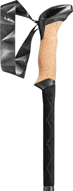 LEKI Black Series FX Carbon трекінгові палиці, чорна-прозора-природна вуглецева, 110–130 см