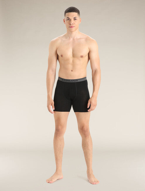 Icebreaker Anatomica чоловічі довгі боксери, чорні