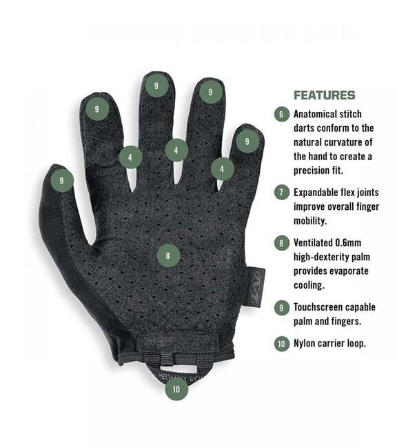 Mechanix Wear Vent Specialty рукавиці, чорні