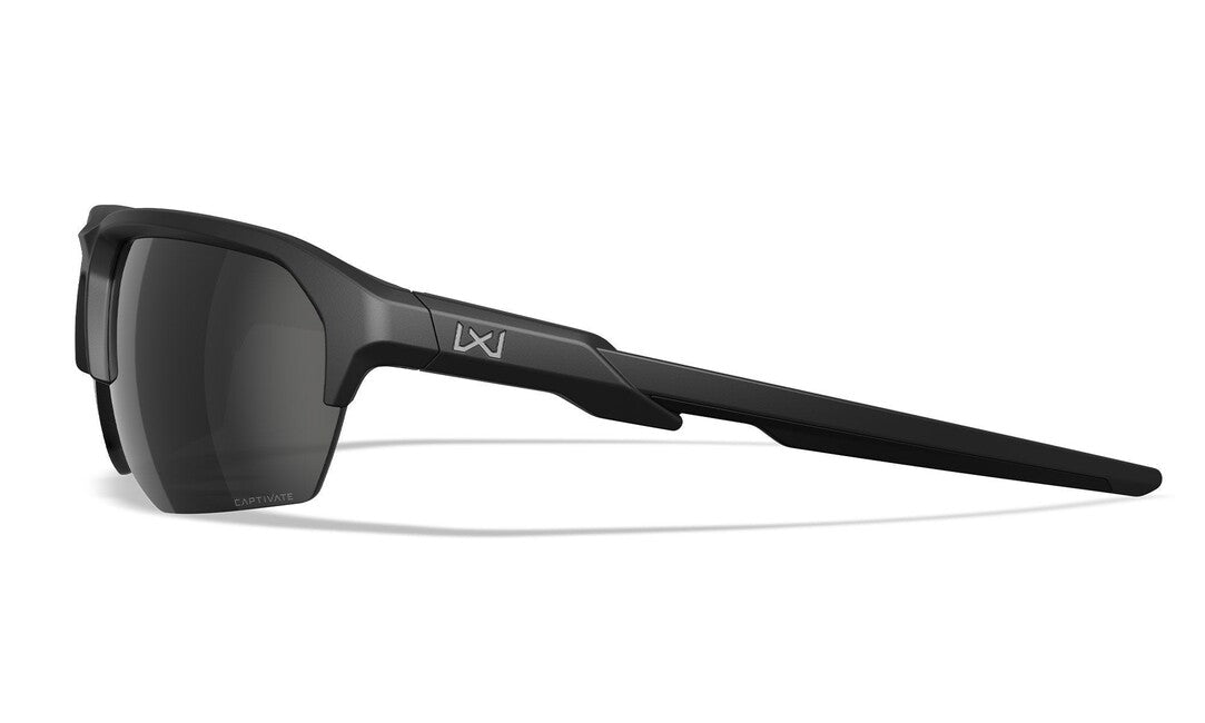 Wiley X Jakl сонцезахисні окуляри Captivate Polarized, чорне дзеркало/матовий чорний