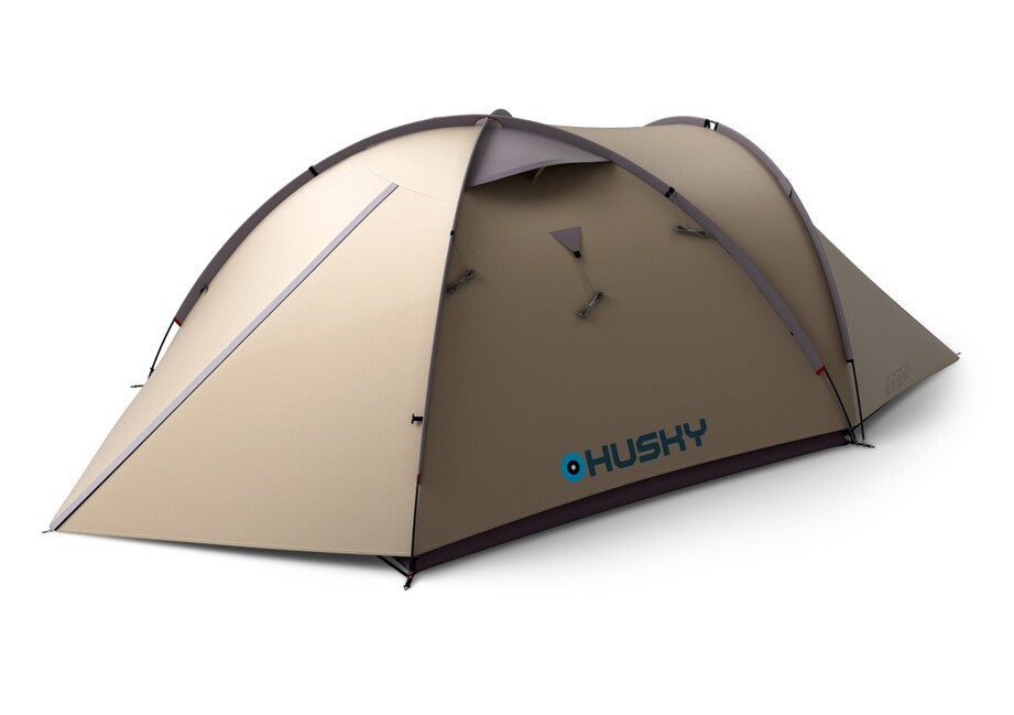 Husky Bizon 3 Plus сімейний трекінговий намет для 3 осіб, light brown