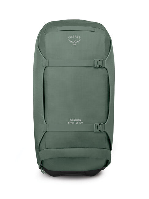 OSPREY SHUTTLE 130 дорожна сумка на колесах, косерет зелений