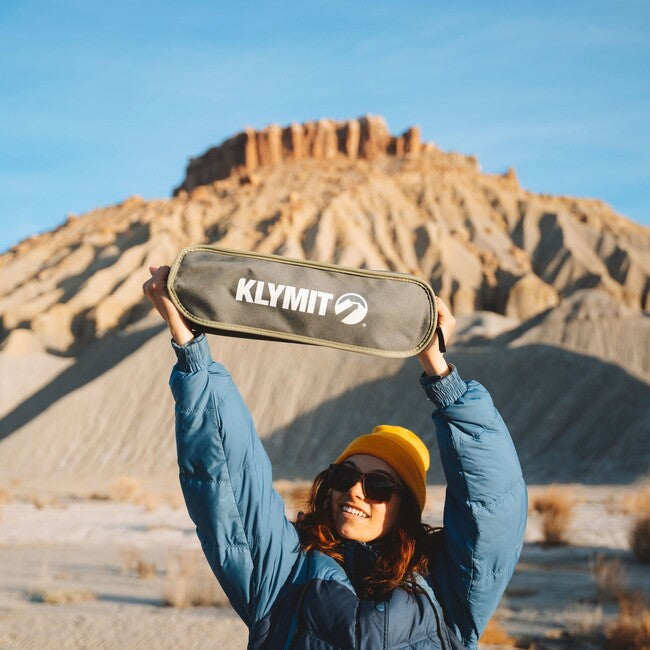 Klymit Ridgeline кемпінгове крісло, сіре