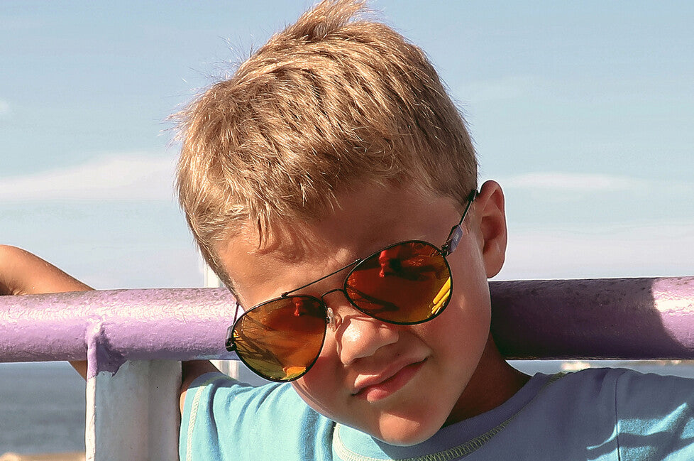 ActiveSol Kids Iron Air поляризаційні сонцезахисні окуляри дитячі, помаранчеві/дугові