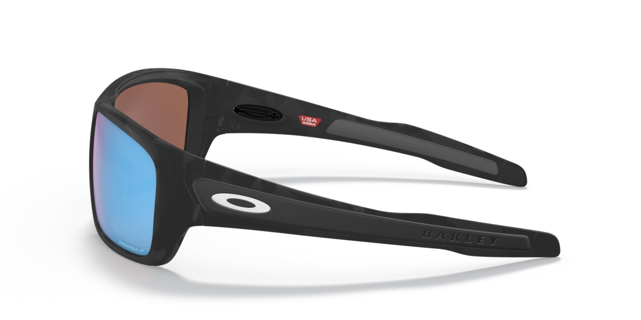 Oakley TURBINE сонячні окуляри з оправою Matte Black Camo і лінзами Prizm Deep Water Polar, 65