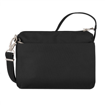 Travelon Classic Crossbody сумка через плече з захистом від крадіжки, чорна