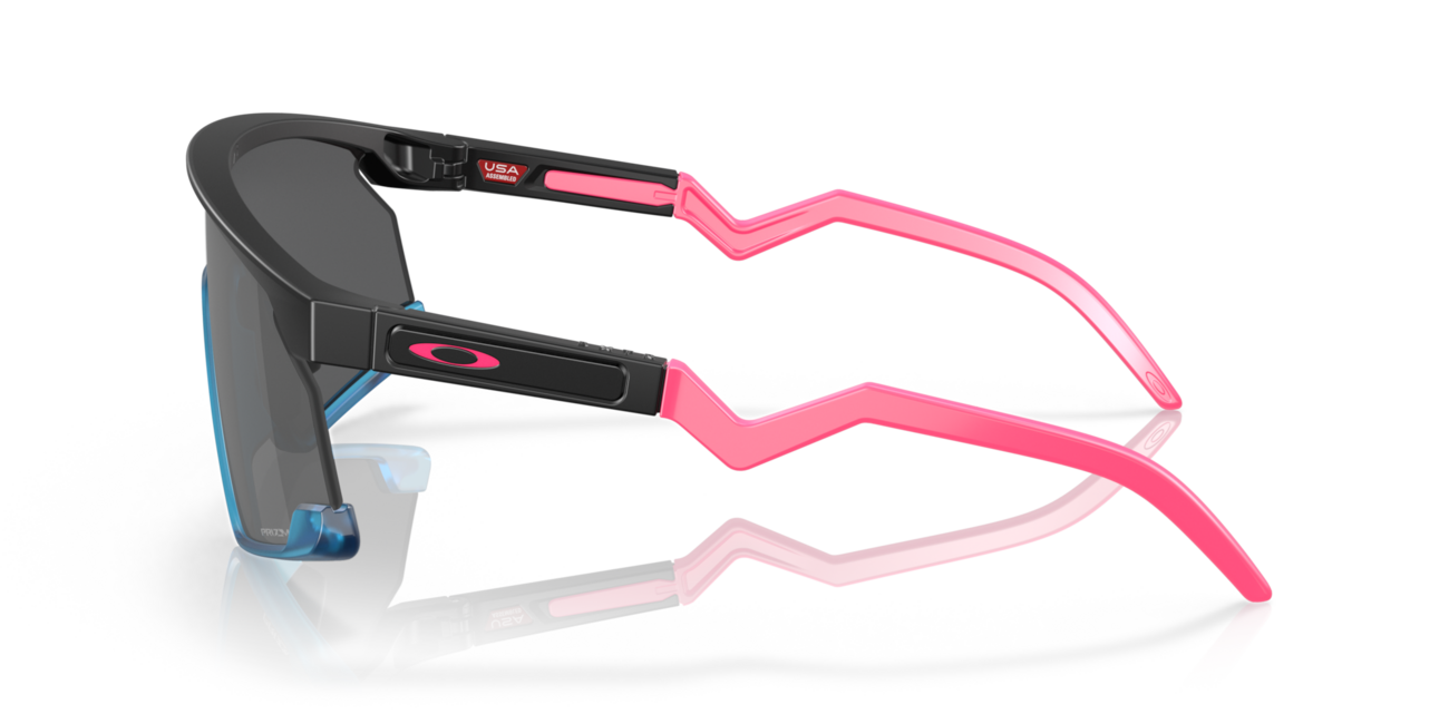 Oakley BXTR сонячні окуляри з оправою matte black та лінзами Prizm, 39