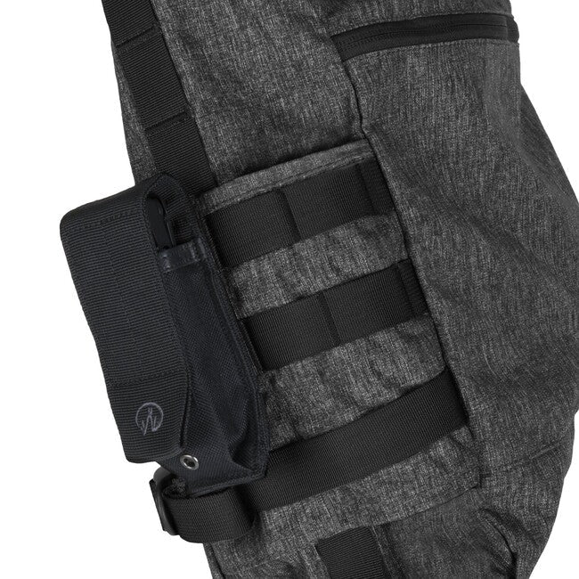 Helikon-Tex BUSHCRAFT SATCHEL сумка з нейлону та поліестеру, меланжева чорно-сіра