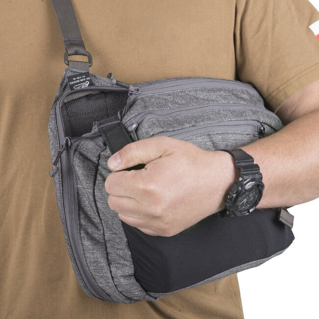 Helikon-Tex EDC Sling рюкзак, Melange Чорний-Сірий