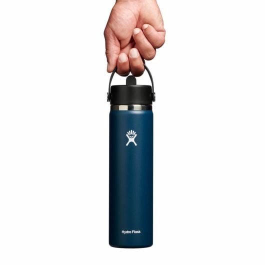 Hydro Flask termosбанка Wide Mouth Flex Straw Cap 24 OZ 710 ml, індиго