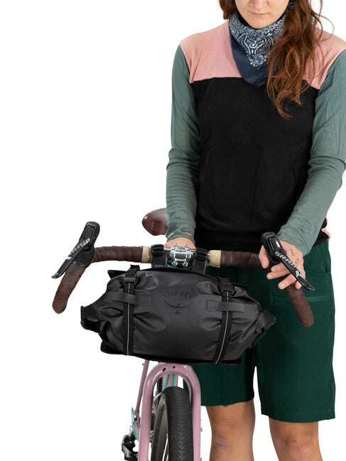 OSPREY Escapist handlebar bag велосипедна кобура на кермо, велика, чорна
