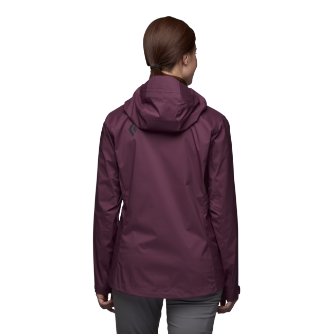 Black Diamond Stormline Stretch Rain Shell непромокаємо куртка жіноча, blackberry