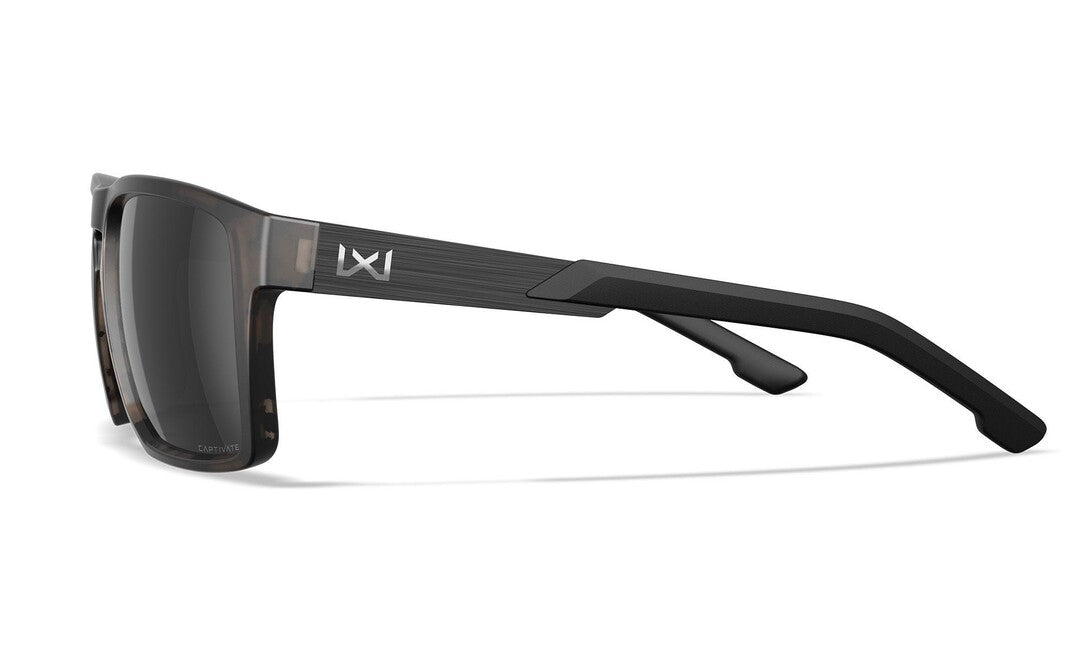 Wiley X Apex сонячні окуляри, Captivate Polarized Чорний Mirror/ Матовий Tortoise Коричневий