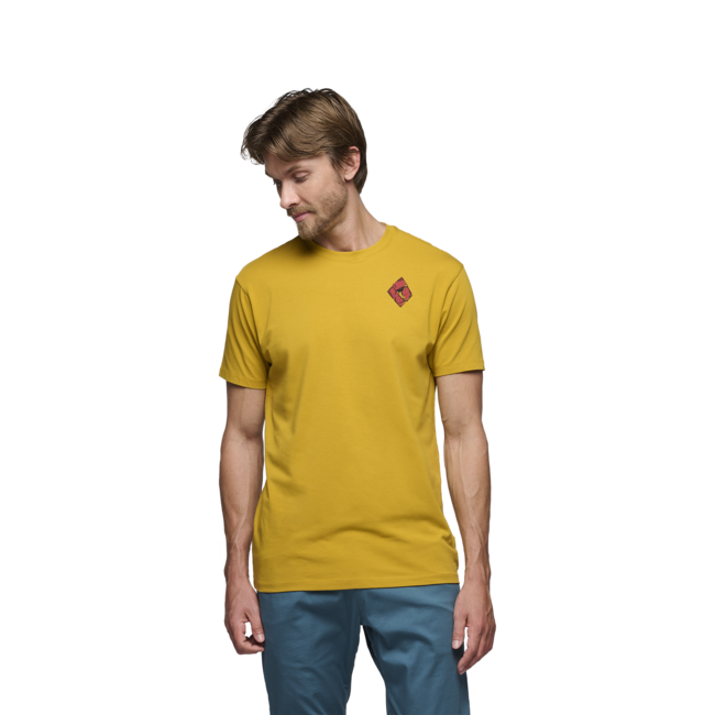 Black Diamond Mono Pocket футболка чоловіча з коротким рукавом, бурштиновий